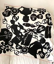 Fortok Chanel Silk 18 Momme Scarf 90x90cm - 6