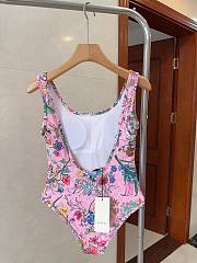 Fortok Gucci Pink Flower Swimsuit  - 4