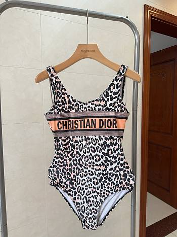 Fortok Dior Leopard Printed Swimsuit