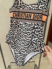 Fortok Dior Leopard Printed Swimsuit - 6