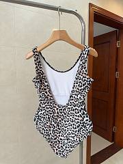 Fortok Dior Leopard Printed Swimsuit - 5