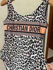 Fortok Dior Leopard Printed Swimsuit - 2