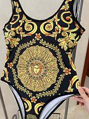 Fortok Versace Swimsuit Gold & Black - 5