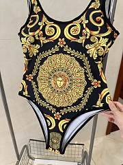 Fortok Versace Swimsuit Gold & Black - 3