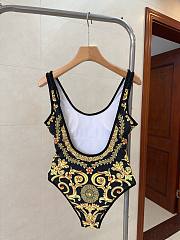 Fortok Versace Swimsuit Gold & Black - 2