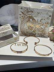 Fortok Dior Pink Diamond, Logo & Star Bracalet Set - 5