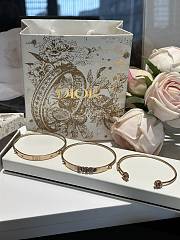 Fortok Dior Pink Diamond, Logo & Star Bracalet Set - 3