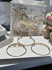 Fortok Dior Pink Diamond, Logo & Star Bracalet Set - 2