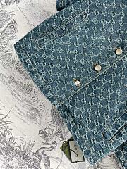 Fortok Gucci GG Denim Jacquard Top & Skirt Set - 5