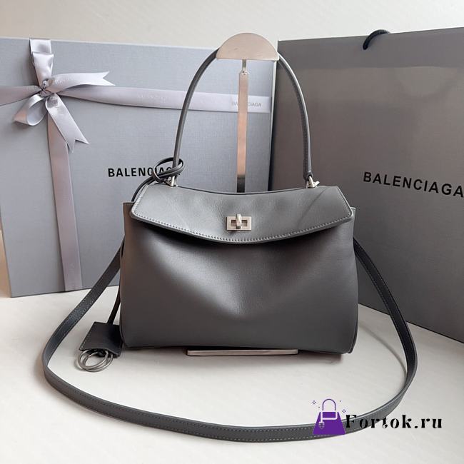 Fortok Balenciaga Rodeo Bag in Grey 28x20x10cm - 1