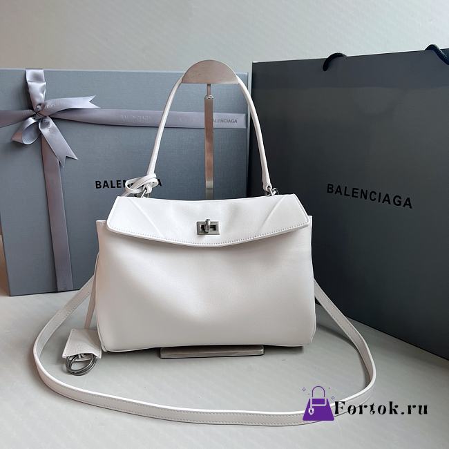 Fortok Balenciaga Rodeo Bag in White 28x20x10cm - 1