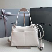 Fortok Balenciaga Rodeo Bag in White 28x20x10cm - 6