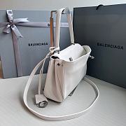 Fortok Balenciaga Rodeo Bag in White 28x20x10cm - 4