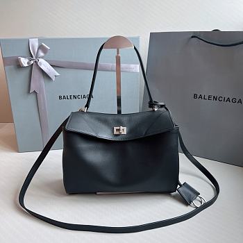 Fortok Balenciaga Rodeo Bag in Black 28x20x10cm