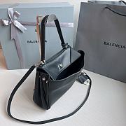 Fortok Balenciaga Rodeo Bag in Black 28x20x10cm - 6