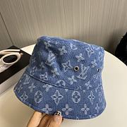 Fortok Louis Vuitton Monogram Essential Bucket Bag Denim  - 1