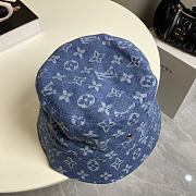 Fortok Louis Vuitton Monogram Essential Bucket Bag Denim  - 4