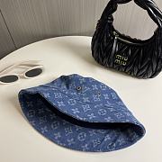 Fortok Louis Vuitton Monogram Essential Bucket Bag Denim  - 3