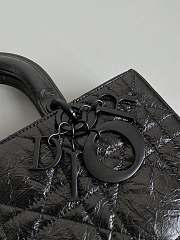 Fortok Dior Lady D-Sire Bag Black 26×15×8cm - 3