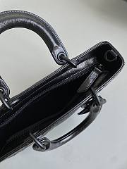 Fortok Dior Lady D-Sire Bag Black 26×15×8cm - 4