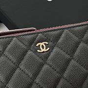 Fortok Chanel Classic Mini Pouch Black A82365 9.5×15×0.5cm - 3
