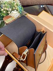 Fortok Louis Vuitton Mini Dauphine Bag Monogram and Monogram Reverse Coated Canvas M45959 20x15x9cm - 6