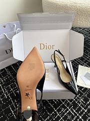 Fortok Dior Tribales Slingback Pump Black Patent Calfskin  - 4