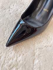 Fortok Christian Louboutin Silk Crystal Lipstick High Heels Black - 6