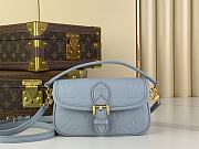 Fortok Louis Vuitton Nano Diane Bag Blue M83592 19x10.5x6cm - 1