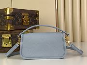 Fortok Louis Vuitton Nano Diane Bag Blue M83592 19x10.5x6cm - 5