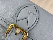 Fortok Louis Vuitton Nano Diane Bag Blue M83592 19x10.5x6cm - 4