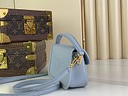 Fortok Louis Vuitton Nano Diane Bag Blue M83592 19x10.5x6cm - 3