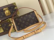 Fortok Louis Vuitton Nano Diane Bag Monogram Brown M83566 19x10.5x6cm - 5