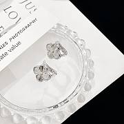 Fortok Van Cleef & Arpels Four-leaf Clover Earrings Silver/Gold/Rose Gold - 6