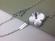Fortok Van Cleef & Arpels Alhambra Four-leaf Clover Ten-flower Sweater Necklace Silver - 4