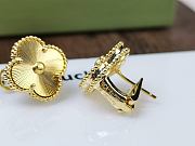 Fortok Van Cleef & Arpels Four-leaf Clover Earrings Silver/Gold/Rose Gold - 5