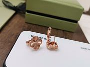 Fortok Van Cleef & Arpels Four-leaf Clover Earrings Silver/Gold/Rose Gold - 3