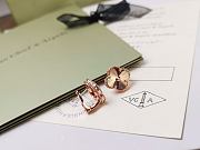 Fortok Van Cleef & Arpels Four-leaf Clover Earrings Silver/Gold/Rose Gold - 2