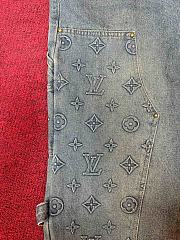 Fortok Louis Vuitton LV Embossed Men Jeans - 6