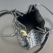 Fortok Bottega Veneta Andiamo Parachute Tote Bag Black 796569 21x17x16.5cm - 5
