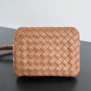 Fortok Bottega Veneta Andiamo Parachute Tote Bag Brown 796569 21x17x16.5cm - 6