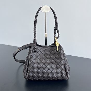 Fortok Bottega Veneta Andiamo Parachute Tote Bag Fondant 796569 21x17x16.5cm