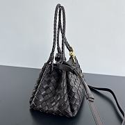 Fortok Bottega Veneta Andiamo Parachute Tote Bag Fondant 796569 21x17x16.5cm - 6