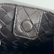 Fortok Bottega Veneta Andiamo Parachute Tote Bag Fondant 796569 21x17x16.5cm - 5