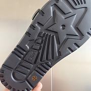 Fortok Dior Dioriviera Revolution Slides Black Quilted Cannage Leather-Effect Fabric - 5