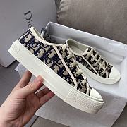 Fortok Dior Walk'n'Dior Sneaker Deep Blue Dior Oblique Embroidered Cotton - 2