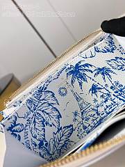 Fortok Louis Vuitton Zippy Wallet Lagoon Blue M83624 19.5x10.5x2.5cm - 6