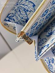 Fortok Louis Vuitton Zippy Wallet Lagoon Blue M83624 19.5x10.5x2.5cm - 4