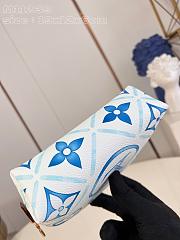 Fortok Louis Vuitton Pochette Cosmétique PM Lagoon Blue M11239 19x12x6cm - 4