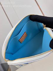 Fortok Louis Vuitton Pochette Cosmétique PM Lagoon Blue M11239 19x12x6cm - 6